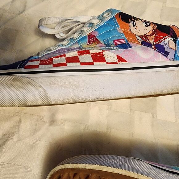 Vans X Pretty Guardian Sailor Moon Old Skool Patchwork, size 9.5 - Picture 3 of 6